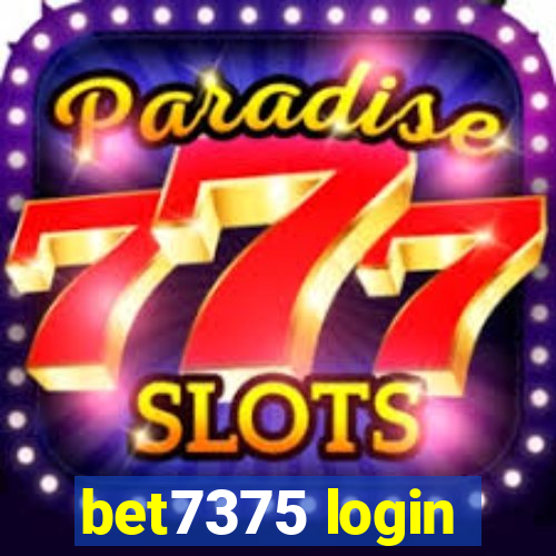 bet7375 login